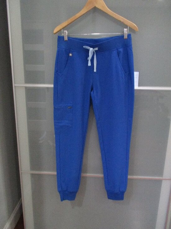 Figs Pants - Figs Technical Collection Jogger Style Blue Scrub Pants